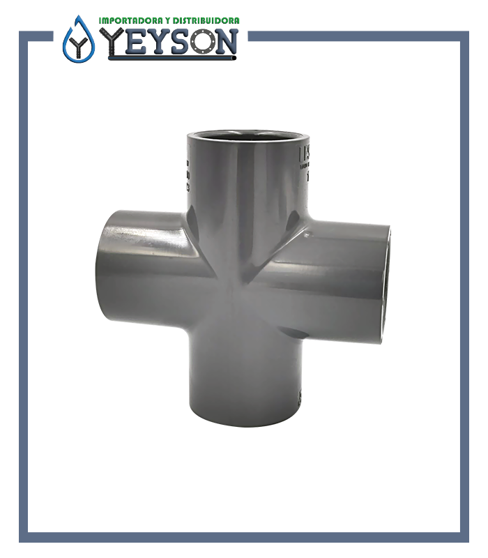 Cruceta PVC SCH-80 Lesso